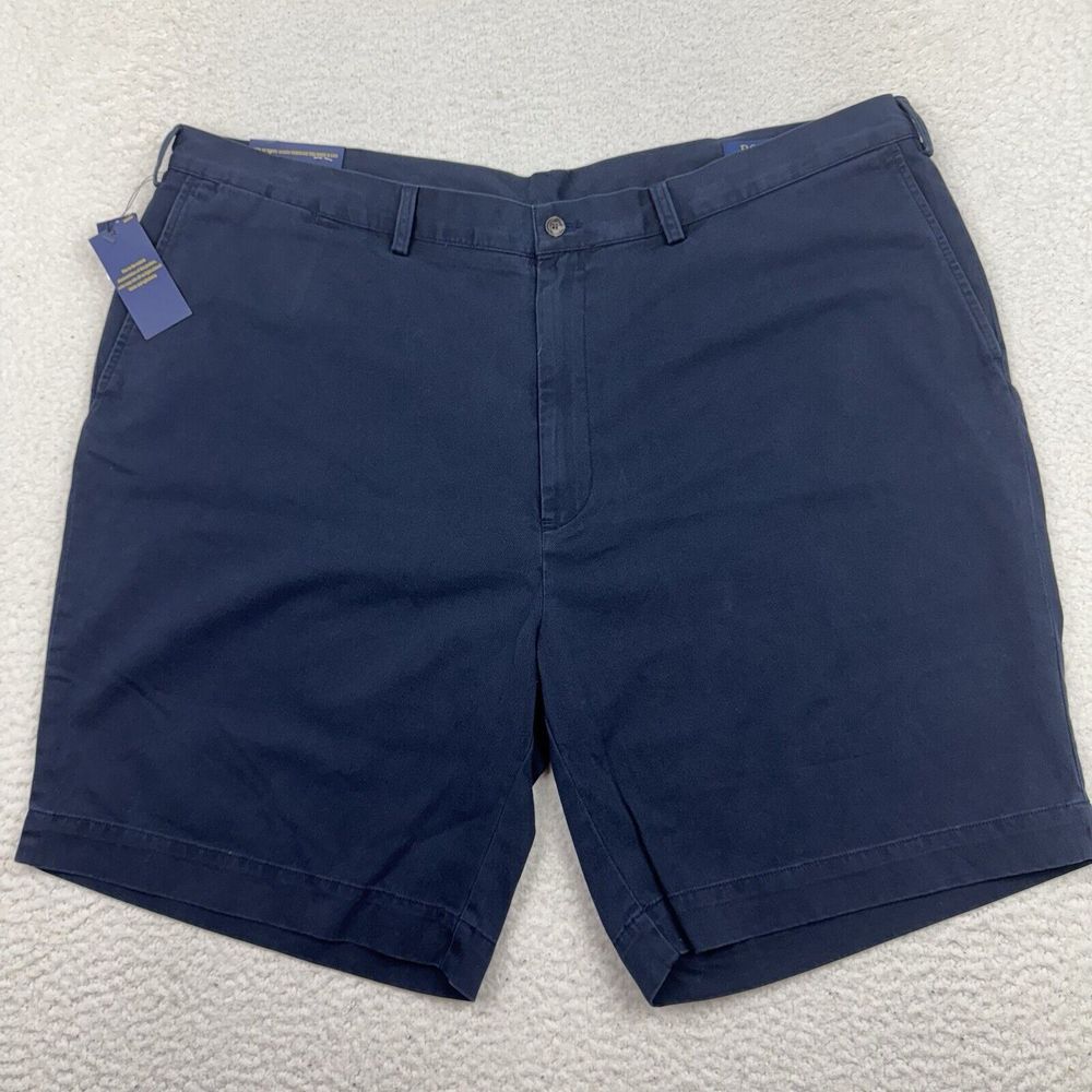 POLO RALPH LAUREN Classic Fit 9" Navy Blue Shorts Men's 46B BIG‎ NWT